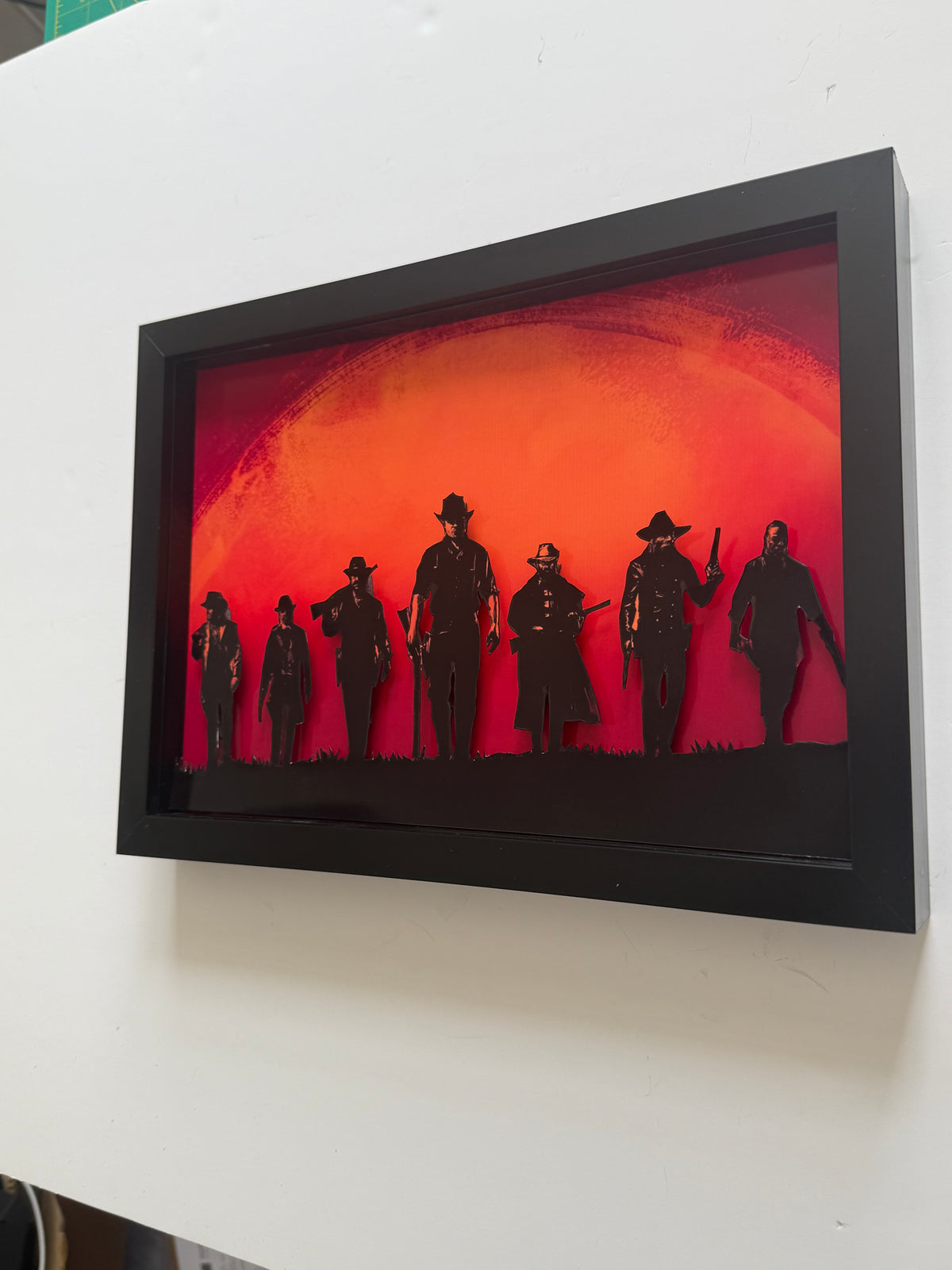 Red Dead Redemption 2 3D Shadow Box Art