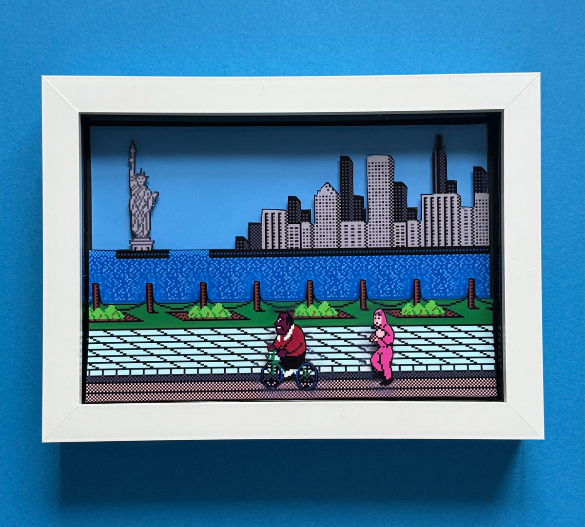 Punch Out 3D Shadow Box Art