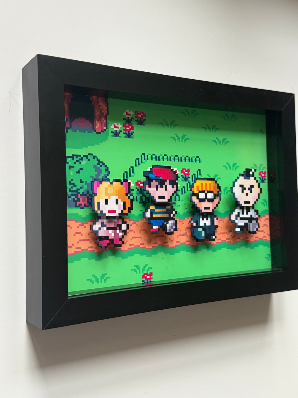 Earthbound Sprites 3D Shadow Box Art