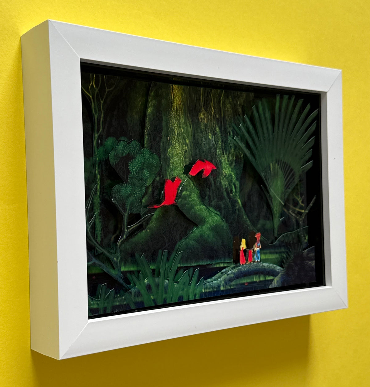 Secret of Mana 3D Shadow Box Art