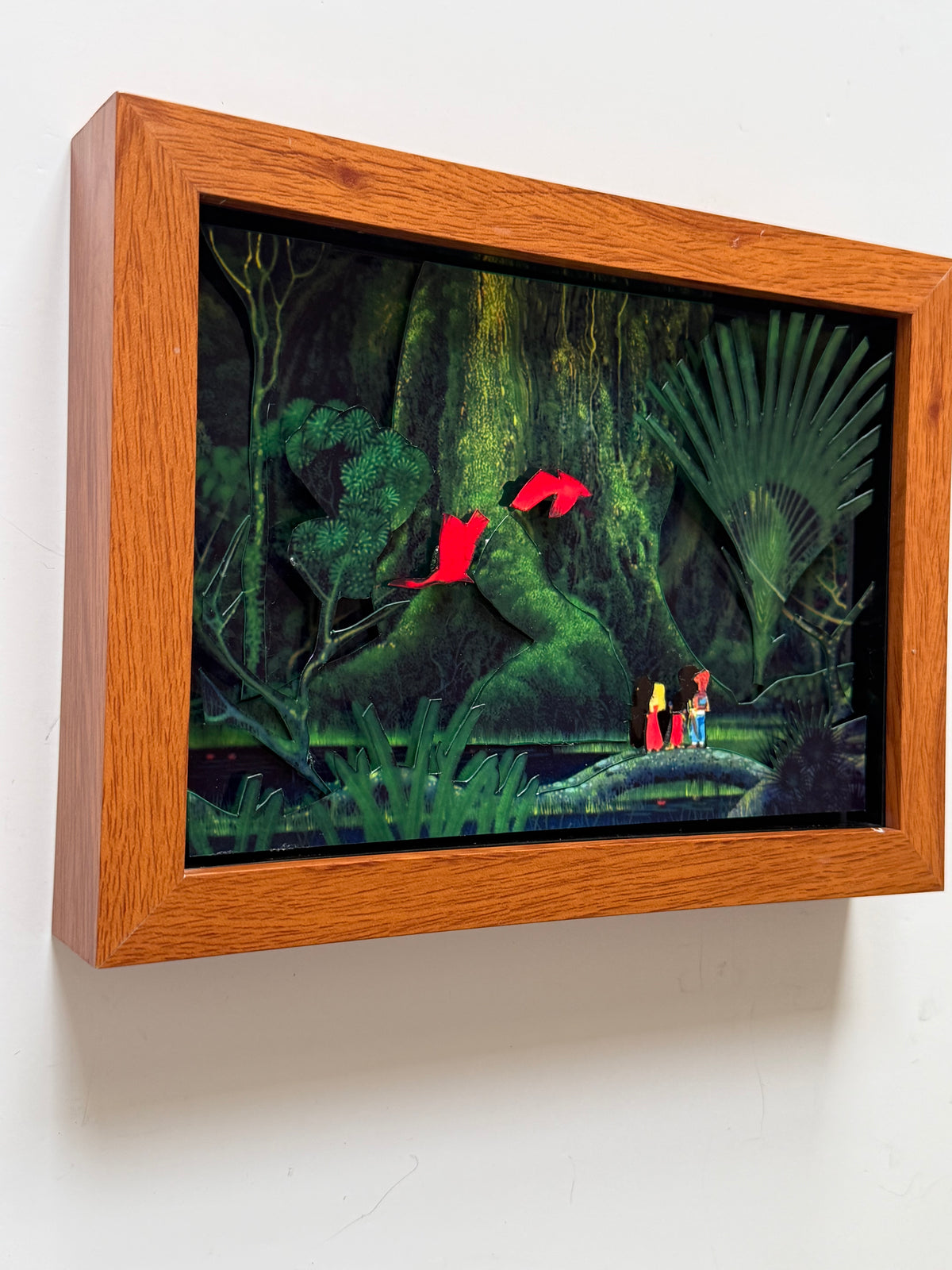 Secret of Mana 3D Shadow Box Art