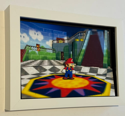 Mario 64 3D Shadow Box Art