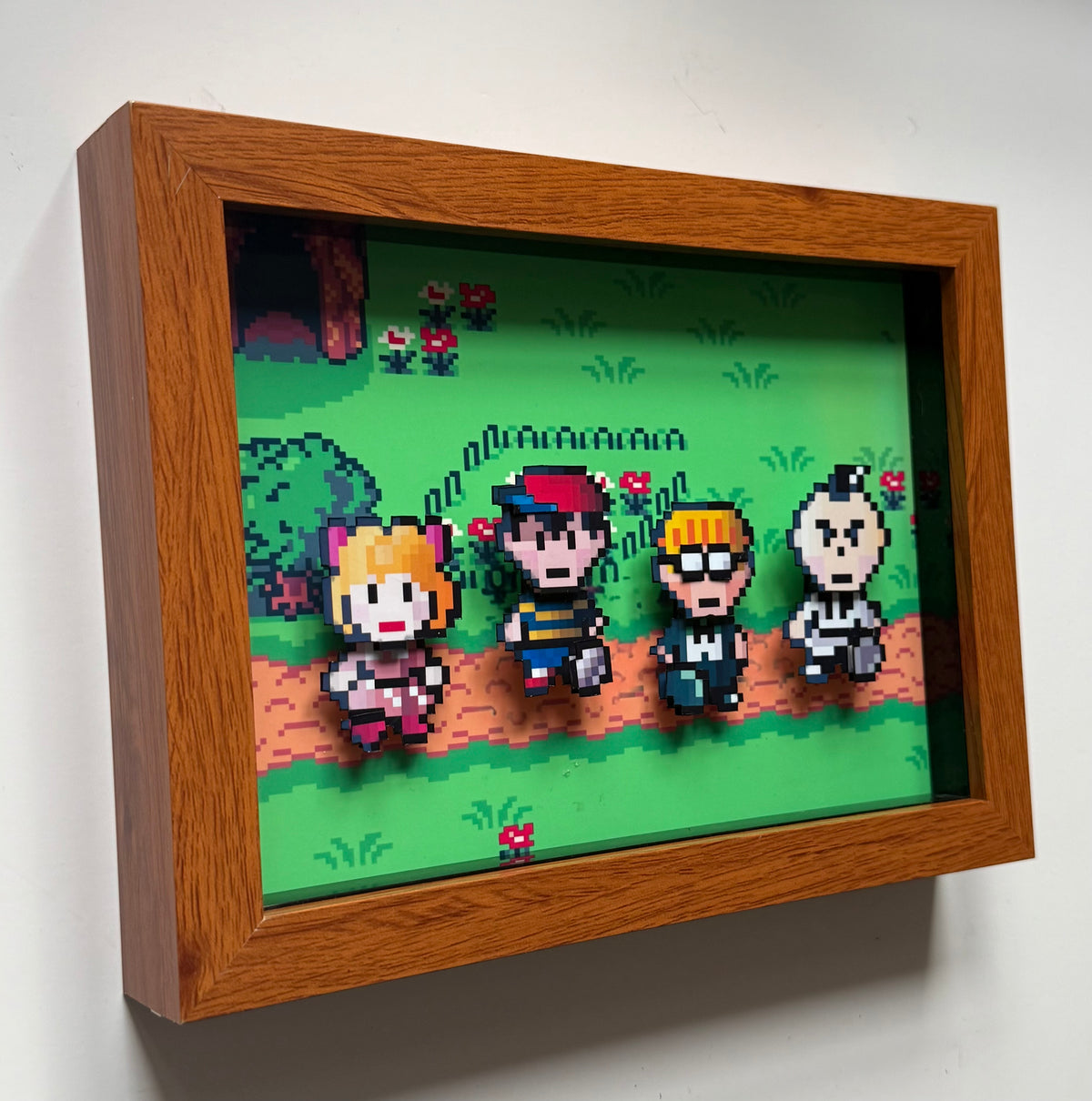 Earthbound Sprites 3D Shadow Box Art