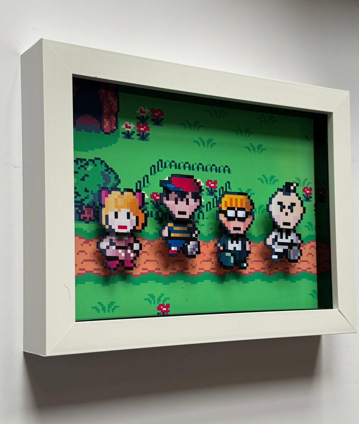 Earthbound Sprites 3D Shadow Box Art