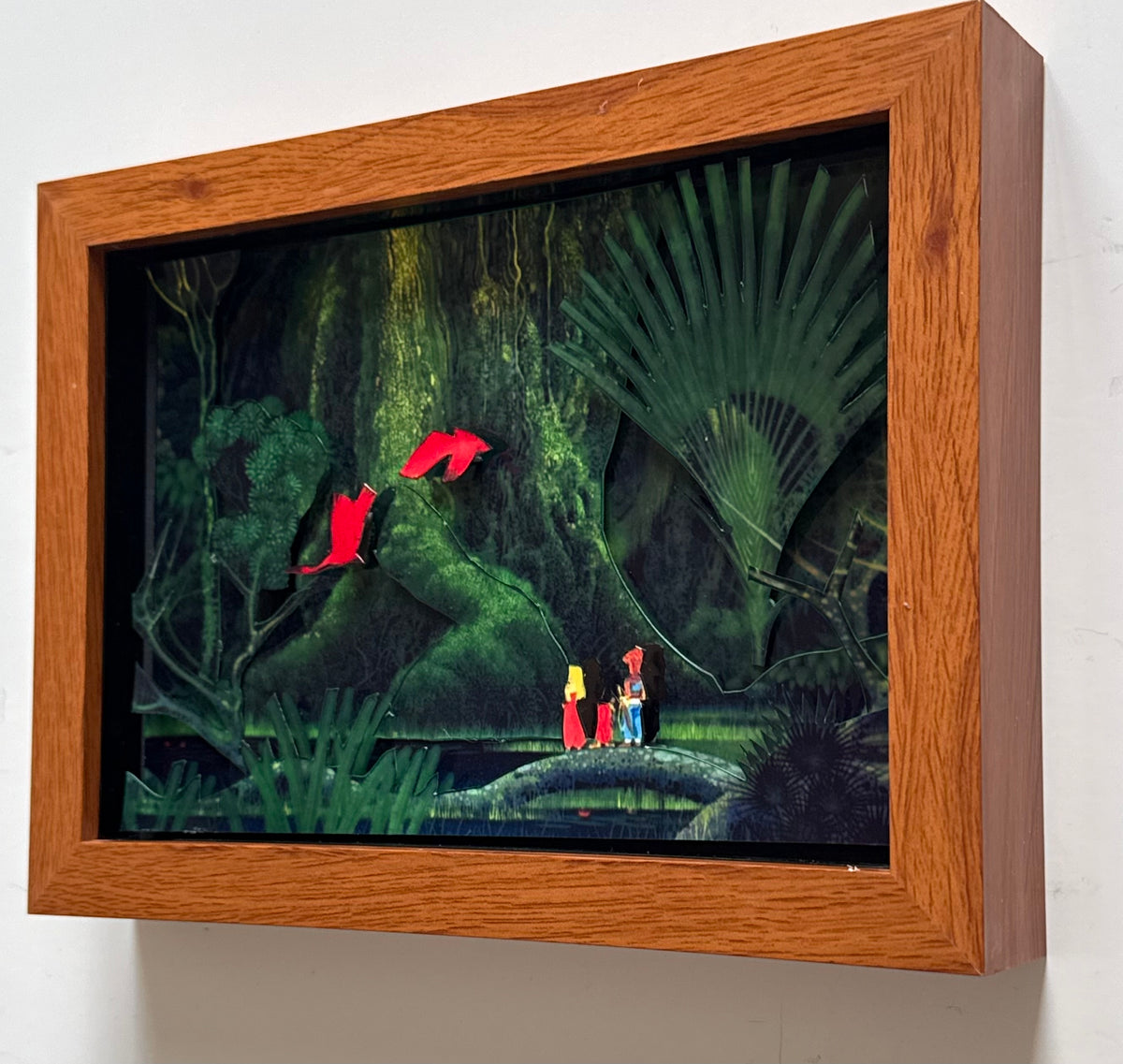 Secret of Mana 3D Shadow Box Art