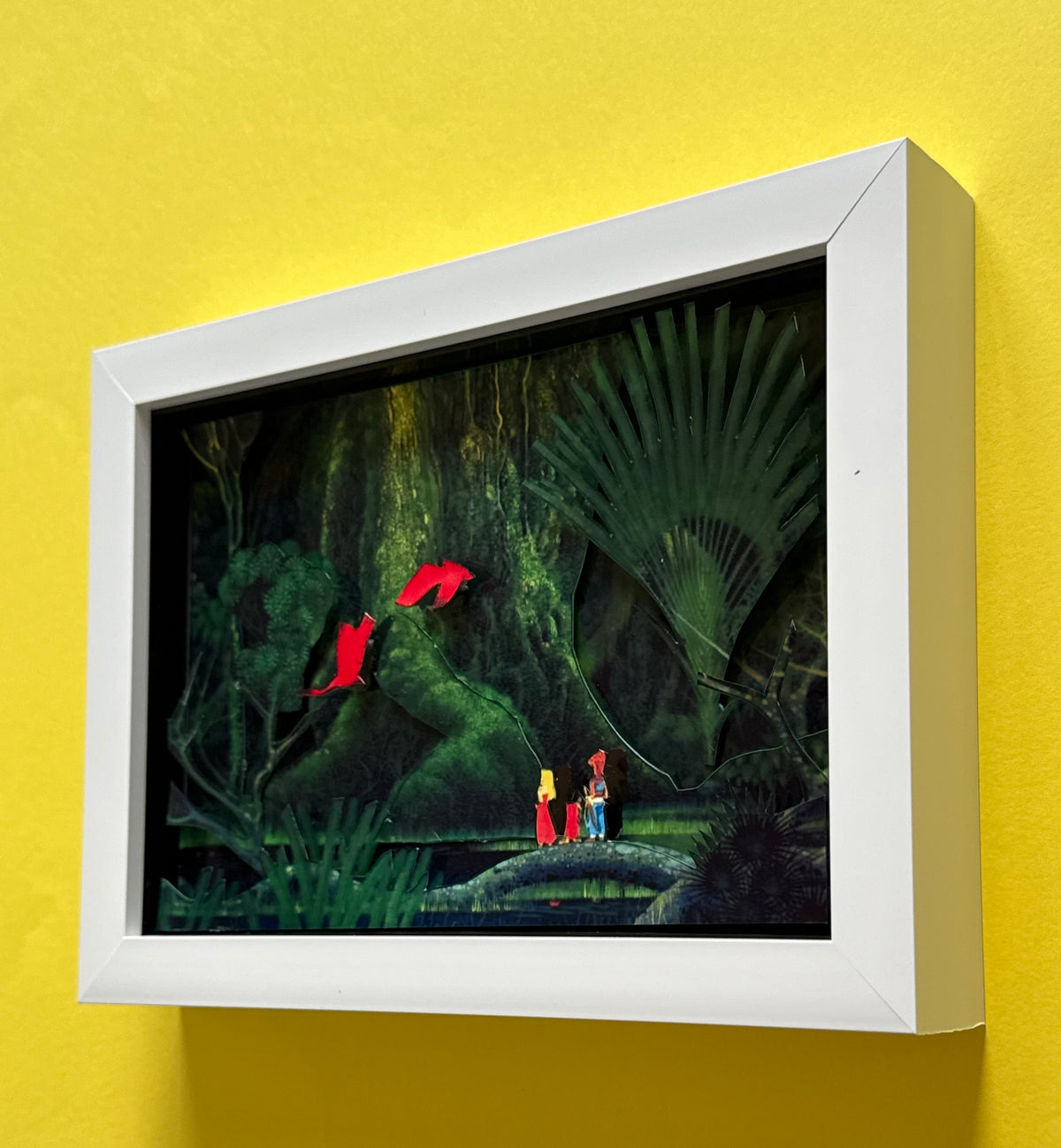 Secret of Mana 3D Shadow Box Art