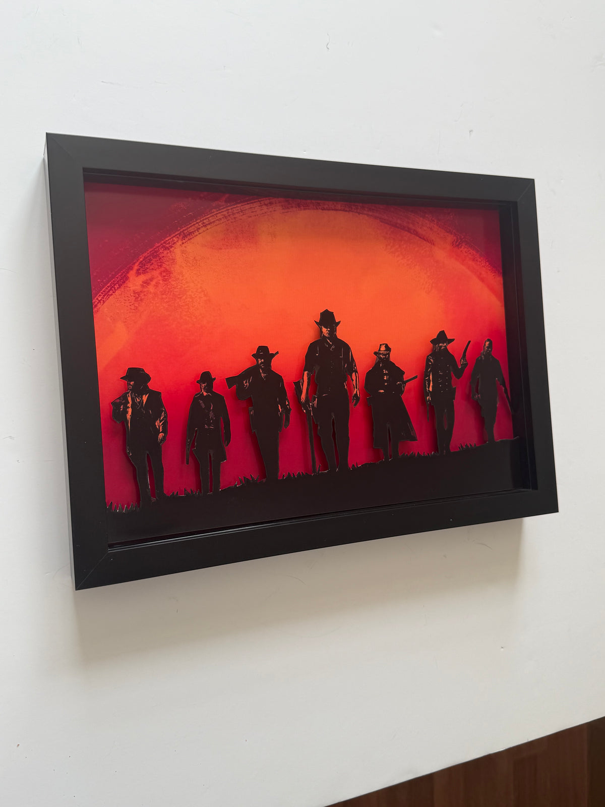 Red Dead Redemption 2 3D Shadow Box Art
