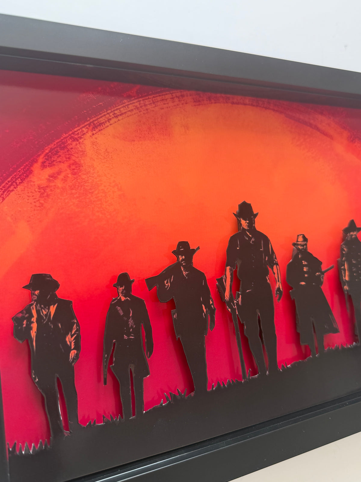 Red Dead Redemption 2 3D Shadow Box Art
