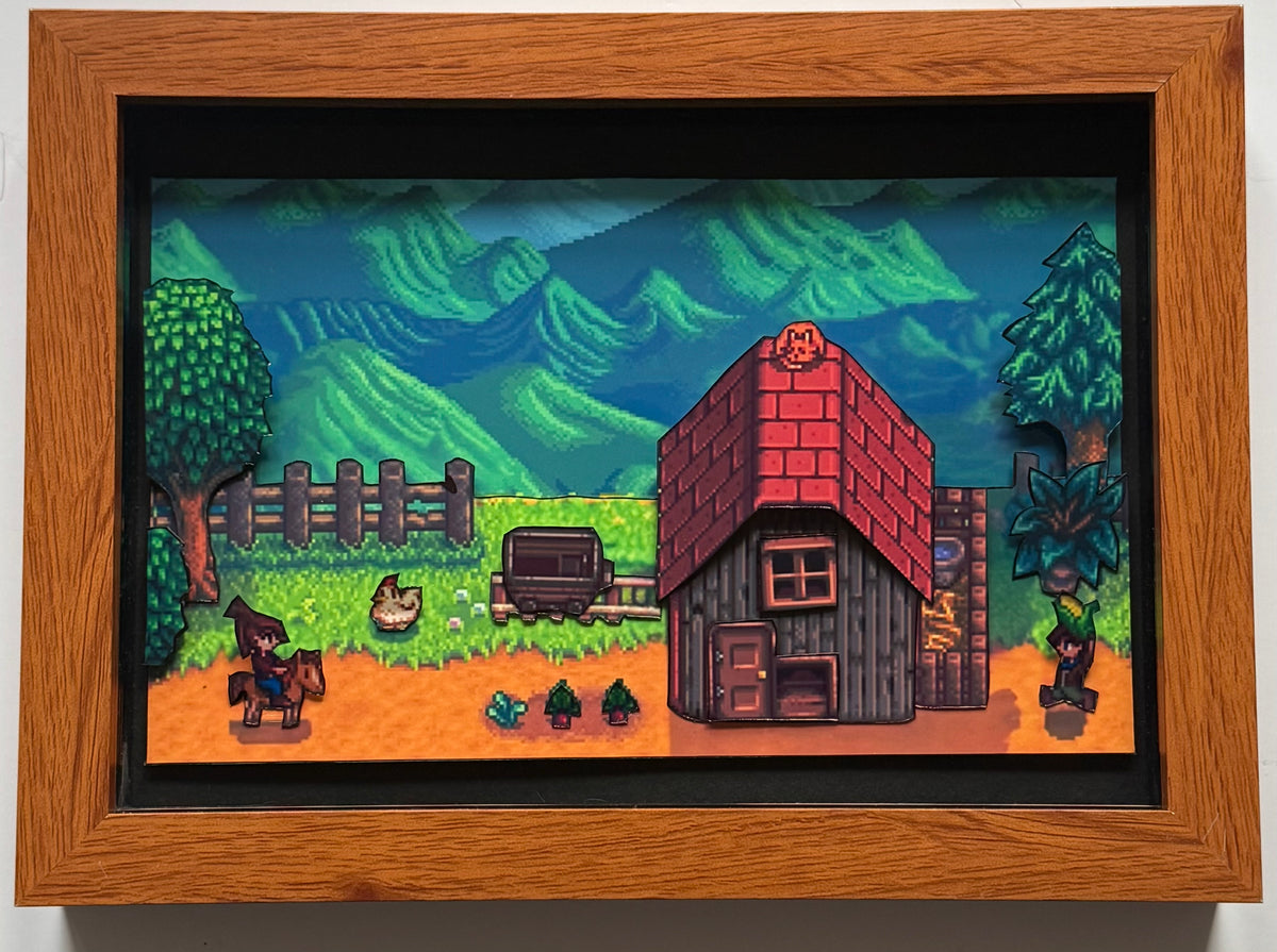 Stardew Valley 3D Shadow Box Art